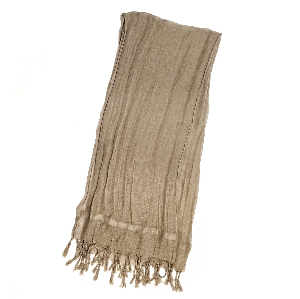 Light tan thin wrap or scarf NWOT